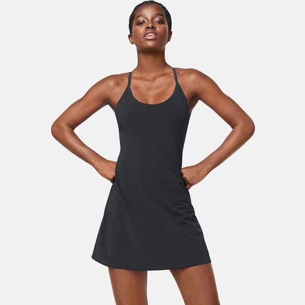 outdoor voices the exercise Tennis Golf dress black size X-small